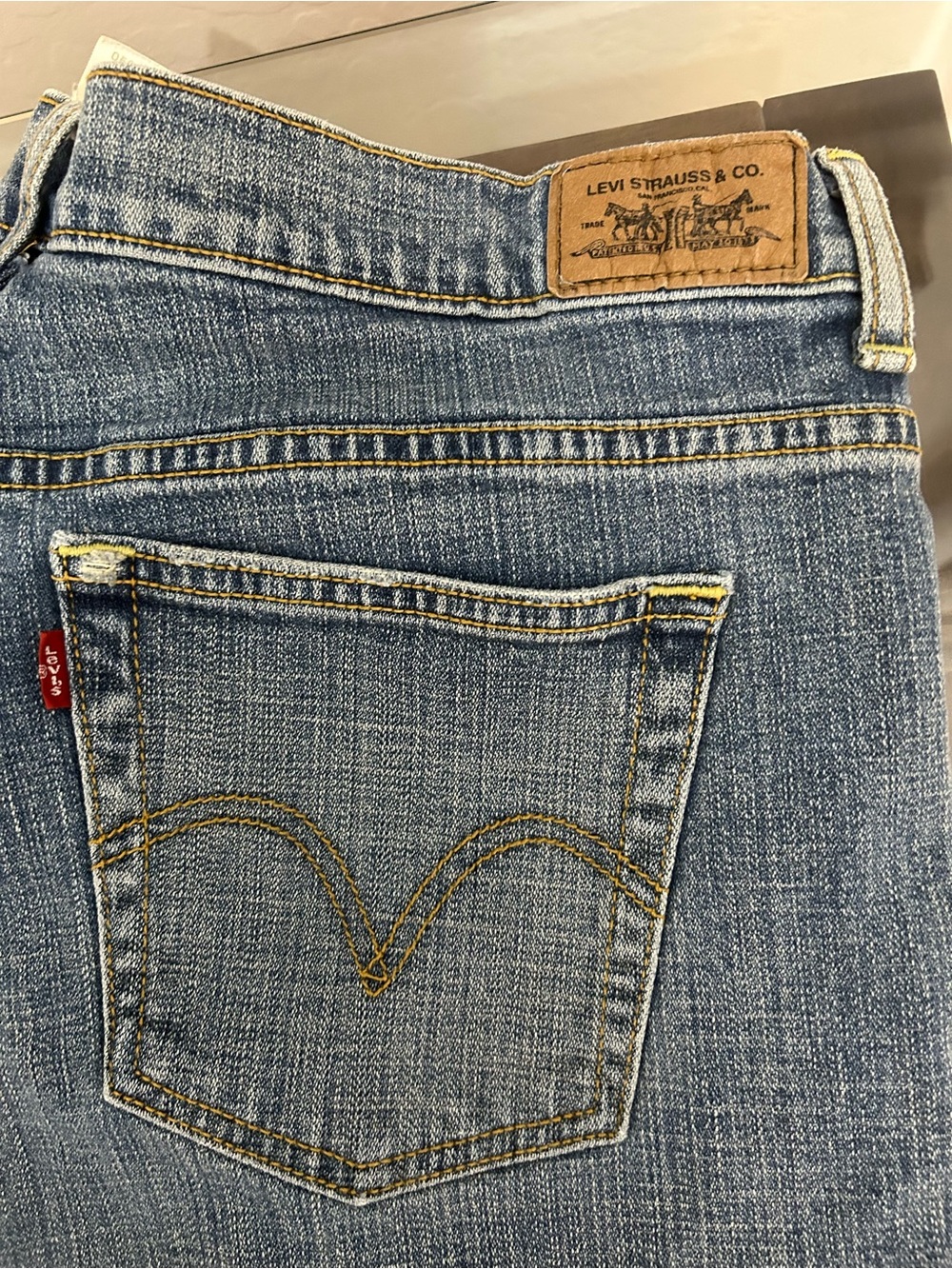 Levi Strauss Straight Leg Denim Size 14. Style 505